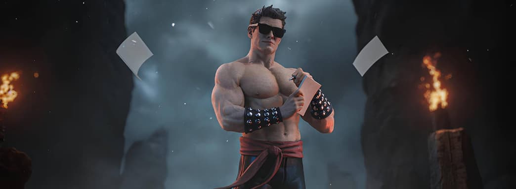 Один из сильнейших бойцов Земли: Iron Studios открыла предзаказ на статую Джонни Кейджа из игры Mortal Kombat