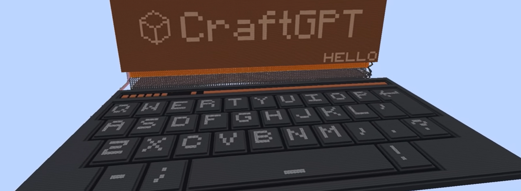 Блогер построил в Minecraft языковую модель CraftGPT — как ChatGPT, но на базе редстоуна и кубов