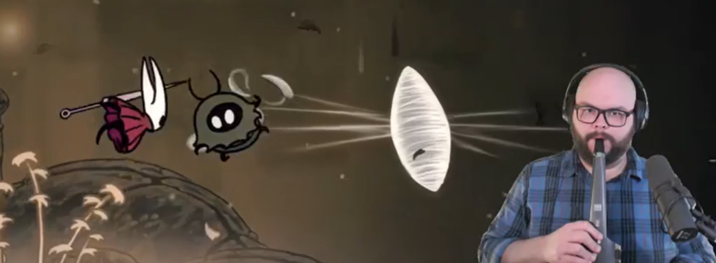 Hollow Knight SIlksong прошли на 100%, используя саксофон вместо контроллера