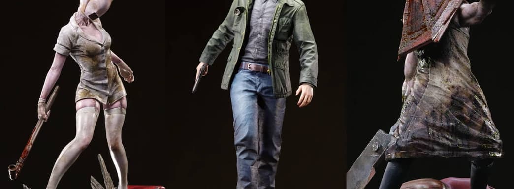 Prime 1 Studio показала статуи Пирамидоголового, Джеймса Сандерленда и Пузыреголовых медсестер из ремейка Silent Hill 2