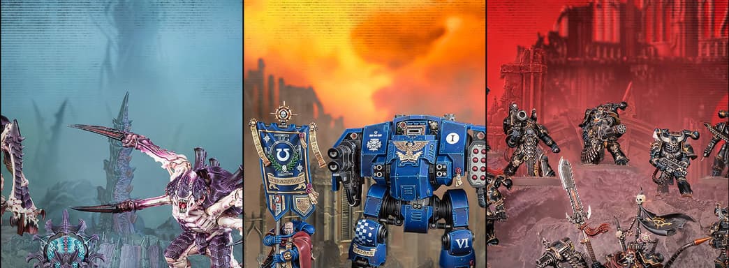 Los desarrolladores del juego de mesa Warhammer 40,000 presentaron siete nuevos battleforce-sets con miniaturas