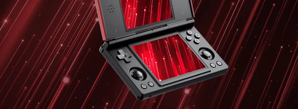 Portátil con dos pantallas por menos de $100: Anbernic anuncia la consola plegable RG DS