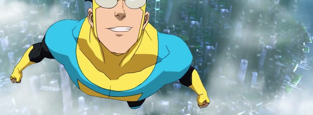 Mark Grayson intenta comer una hamburguesa en el primer tráiler de la cuarta temporada de "Invencible"