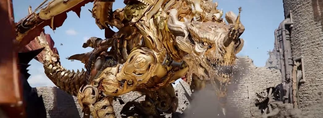 En el nuevo video de jugabilidad de Crimson Desert, el "brujo coreano" lucha contra un meca-dragón