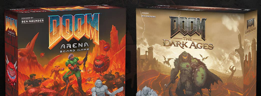El juego de mesa DOOM - Arena Board Game recibe un video de reseña y un avance