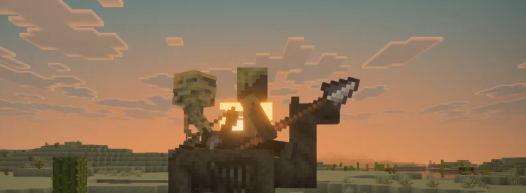 Mojang показала новых мобов Minecraft — верблюда-кадавра и барханника с иммунитетом к солнечному свету