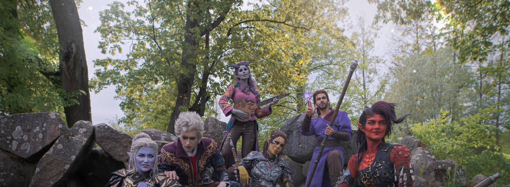 Adventures in the "Forgotten Realms": Cosplayers Transform into a Squad of Heroes from Baldur's Gate 3