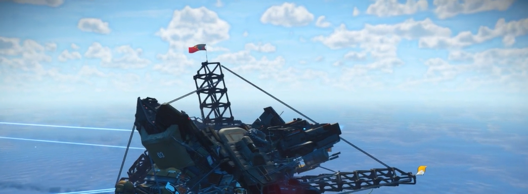 "Hecho 100% por orcos": un fan de No Man's Sky construyó una nave con basura e impresionó a los jugadores