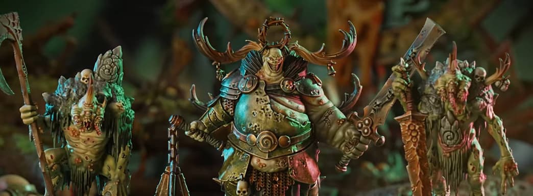Битва с приспешниками Нургла: разработчики настольной игры Warhammer Quest: Darkwater представили 49 миниатюр