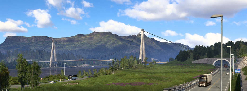 Atracciones del norte y autobuses en Euro Truck Simulator 2. Nuevas capturas de pantalla de la expansión Nordic Horizons