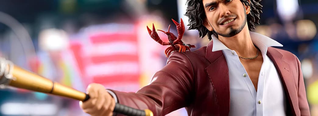 Kotobukiya abre la pre-venta de la estatua de Ichiban Kasuga y el cangrejo de batalla Nancy de Yakuza: Like a Dragon