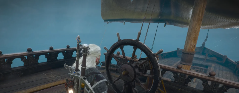 Геральт из The Witcher 3 получил управляемый полноразмерный корабль. Энтузиаст представил морскую модификацию