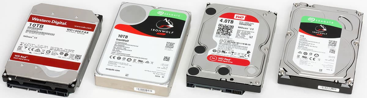 Винчестеры WD Red и Seagate IronWolf: тестирование двух пар