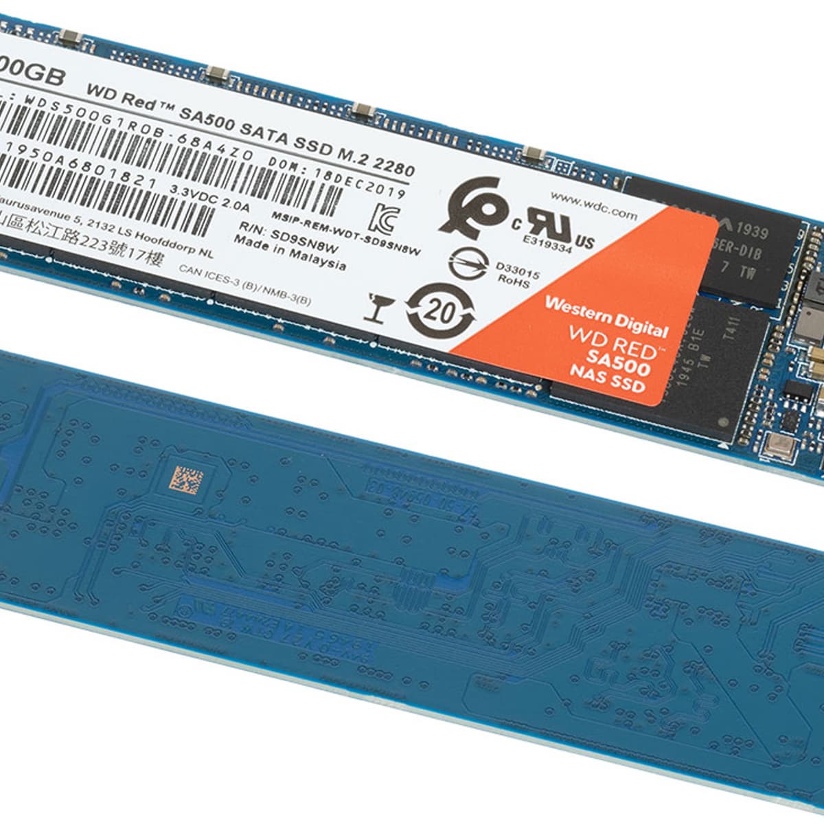 Обзор SSD для NAS WD Red SA500 емкостью 500 ГБ в сравнении с