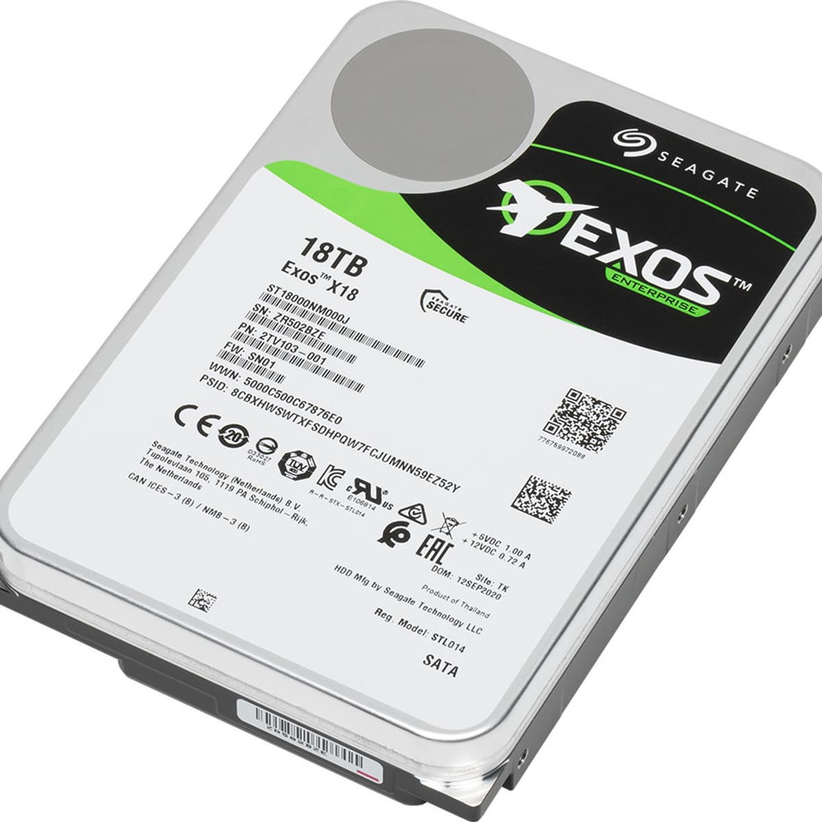 Seagate Exos X18/X20 18TB SATA HDD ４個 Обзор винчестера Seagate Exos X18 емкостью 18 ТБ: все еще без