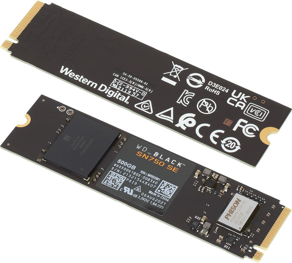 Тестирование SSD WD Black SN750 SE 500 ГБ на новой бюджетной