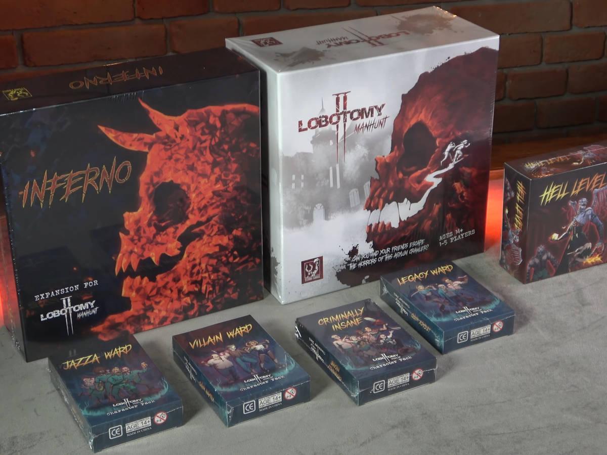 Carte INFERNO QUEST + Autres Cartes LOBOTOMY MANHUNT Titan Forge - Lot Occasion