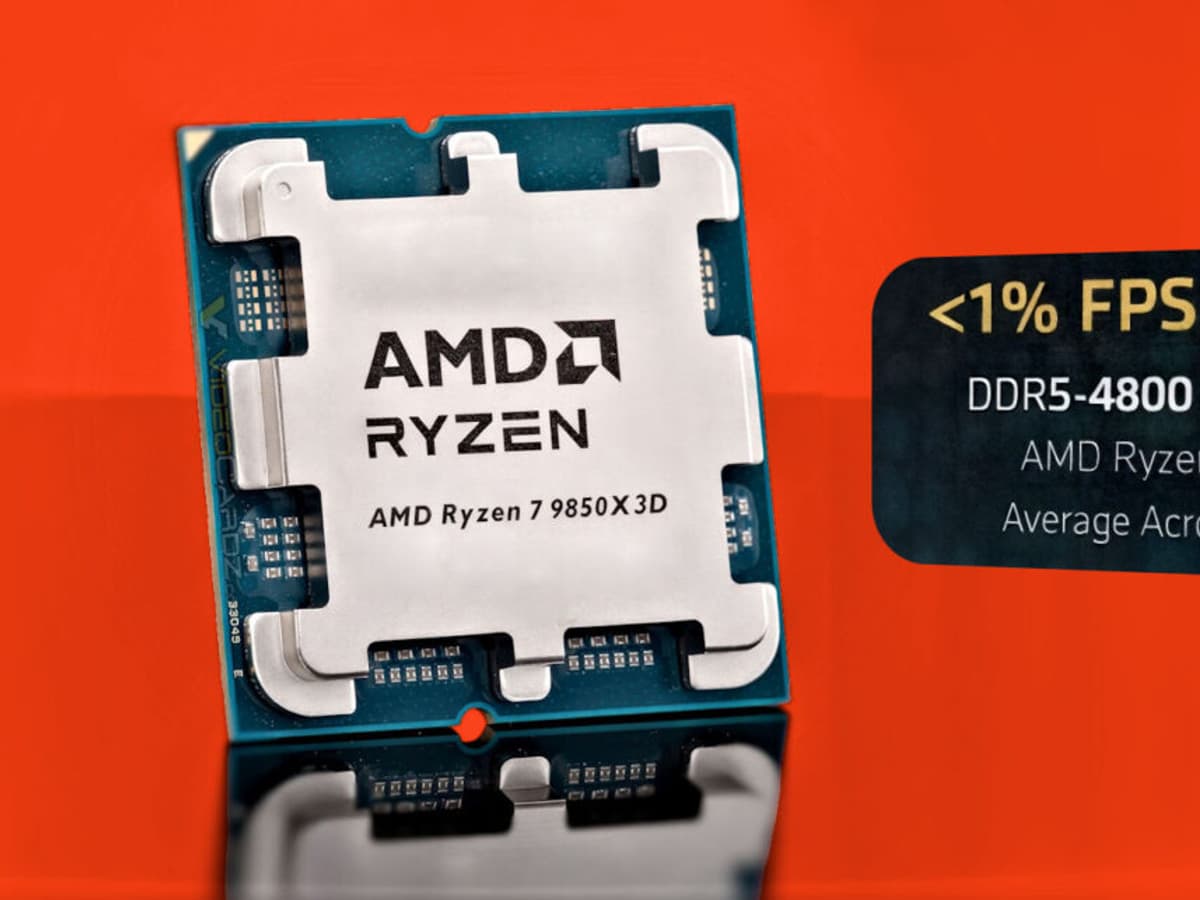 Покупатели Ryzen 7 9850X3D могут сэкономить на памяти: разница в