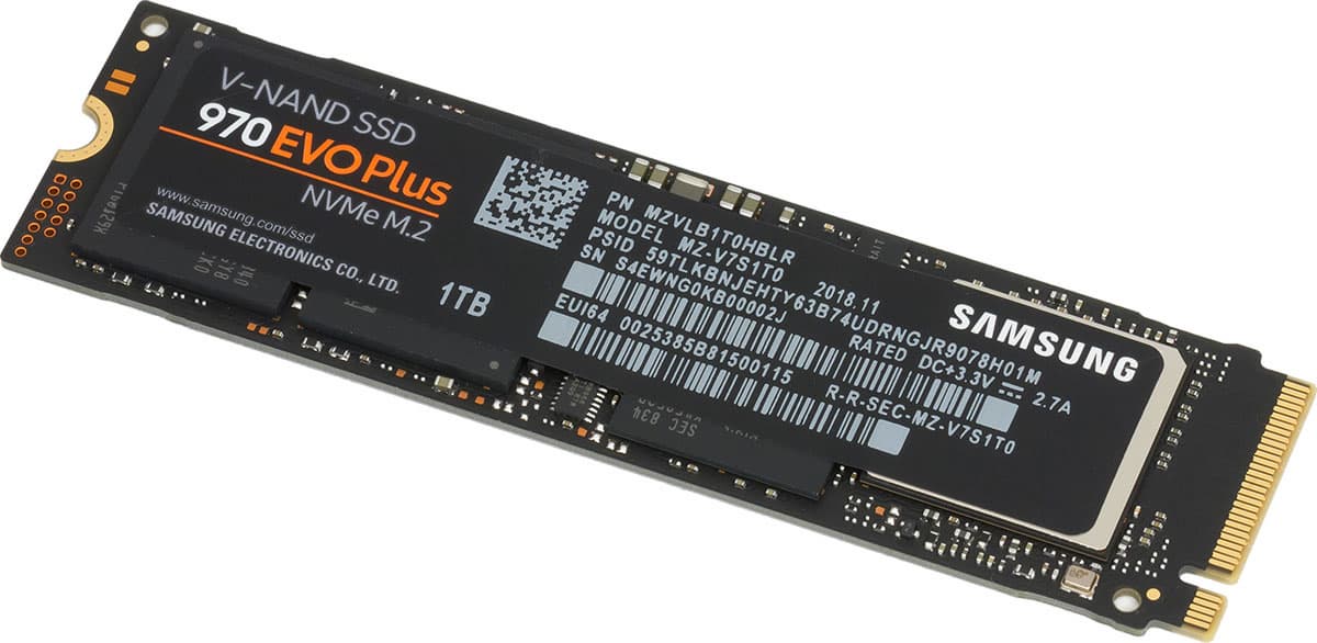 Обзор NVMe SSD-накопителя Samsung 970 Evo Plus емкостью 1 ТБ
