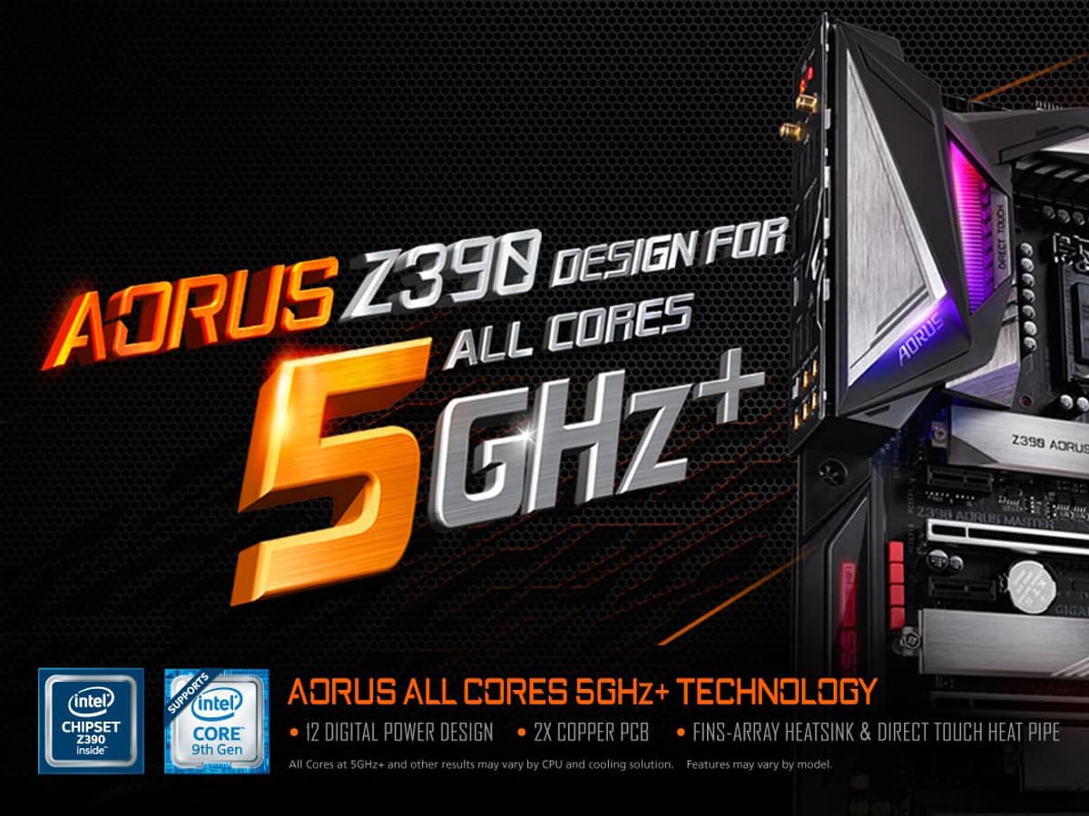 Разгон на материнской плате Gigabyte Z390 Aorus Master: штурмуем