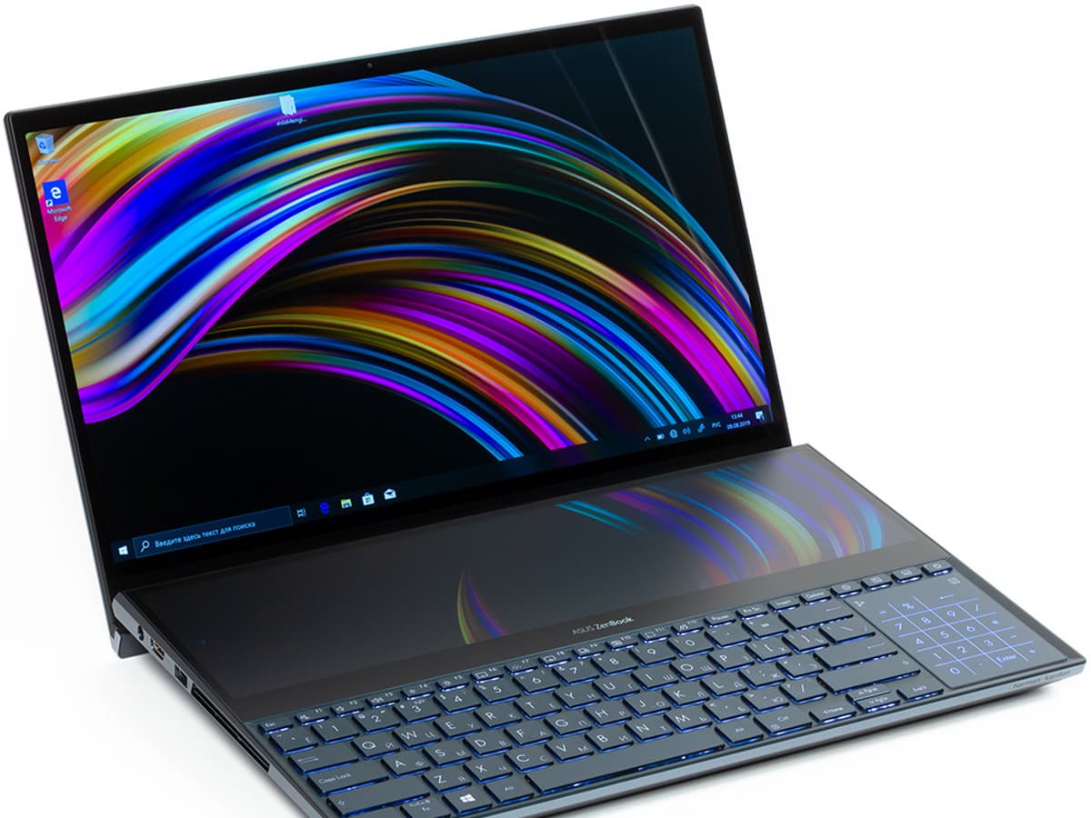 〈美品〉ZenBook Pro Duo ダークブルー UX581GV Обзор флагманского ноутбука Asus ZenBook Pro Duo UX581GV с рядом