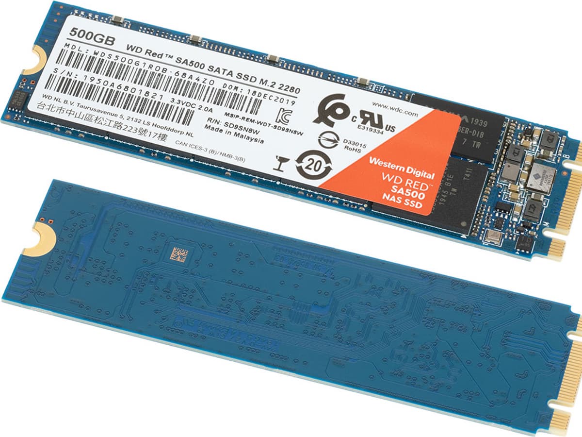 Обзор SSD для NAS WD Red SA500 емкостью 500 ГБ в сравнении с
