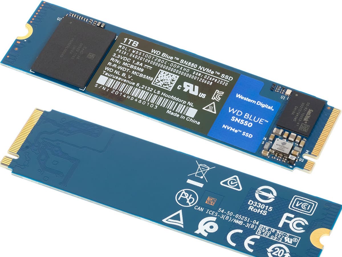 Обзор недорогого, но быстрого SSD WD Blue SN550 емкостью 1 ТБ