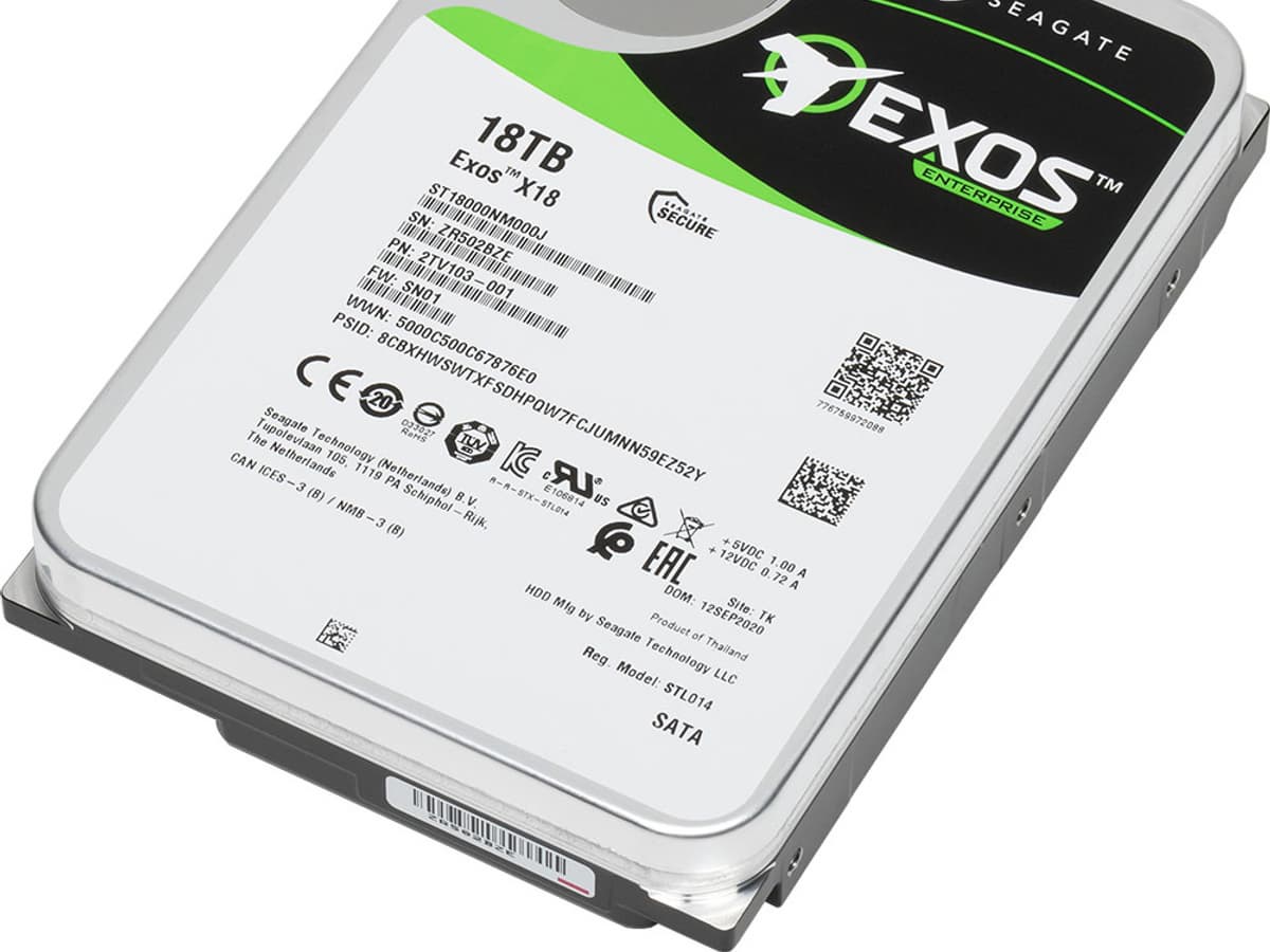 Обзор винчестера Seagate Exos X18 емкостью 18 ТБ: все еще без