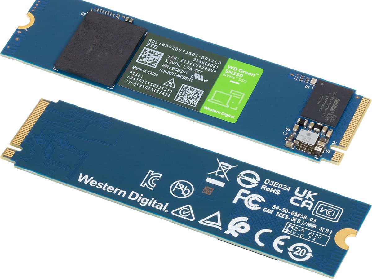 Тестирование SSD WD Green SN350 2 ТБ на новом контроллере
