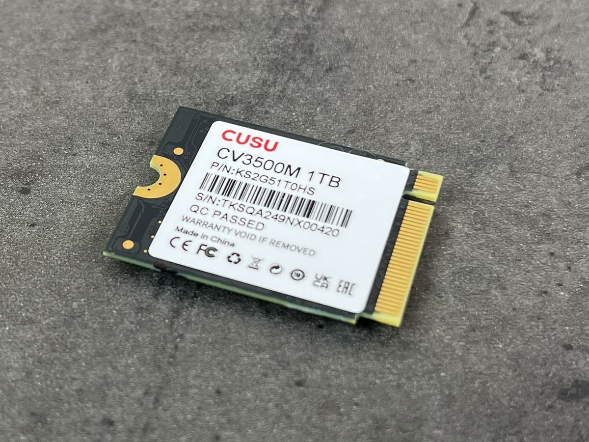 Тестирование SSD Cusu CV3500M 1 ТБ формата M.2 2230 на Maxio