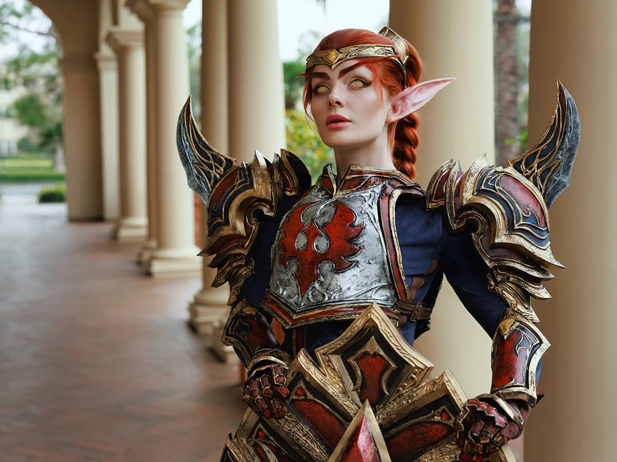 Cosplayer Embodies Lady Liadrin from World of Warcraft: Matriarch