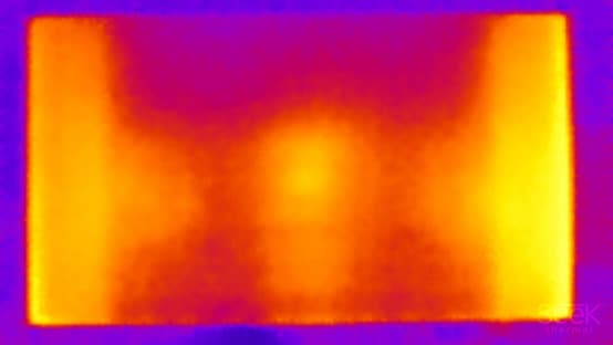 ЖК-телевизор Sony KD-55XD9305. Нагрев спереди