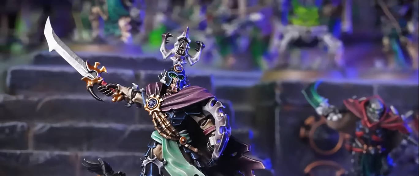 New Ossiarch, Tzeentch, and Lumineth Miniatures Prepared for