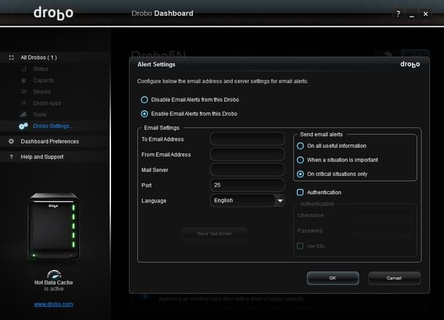 Drobo Dashboard