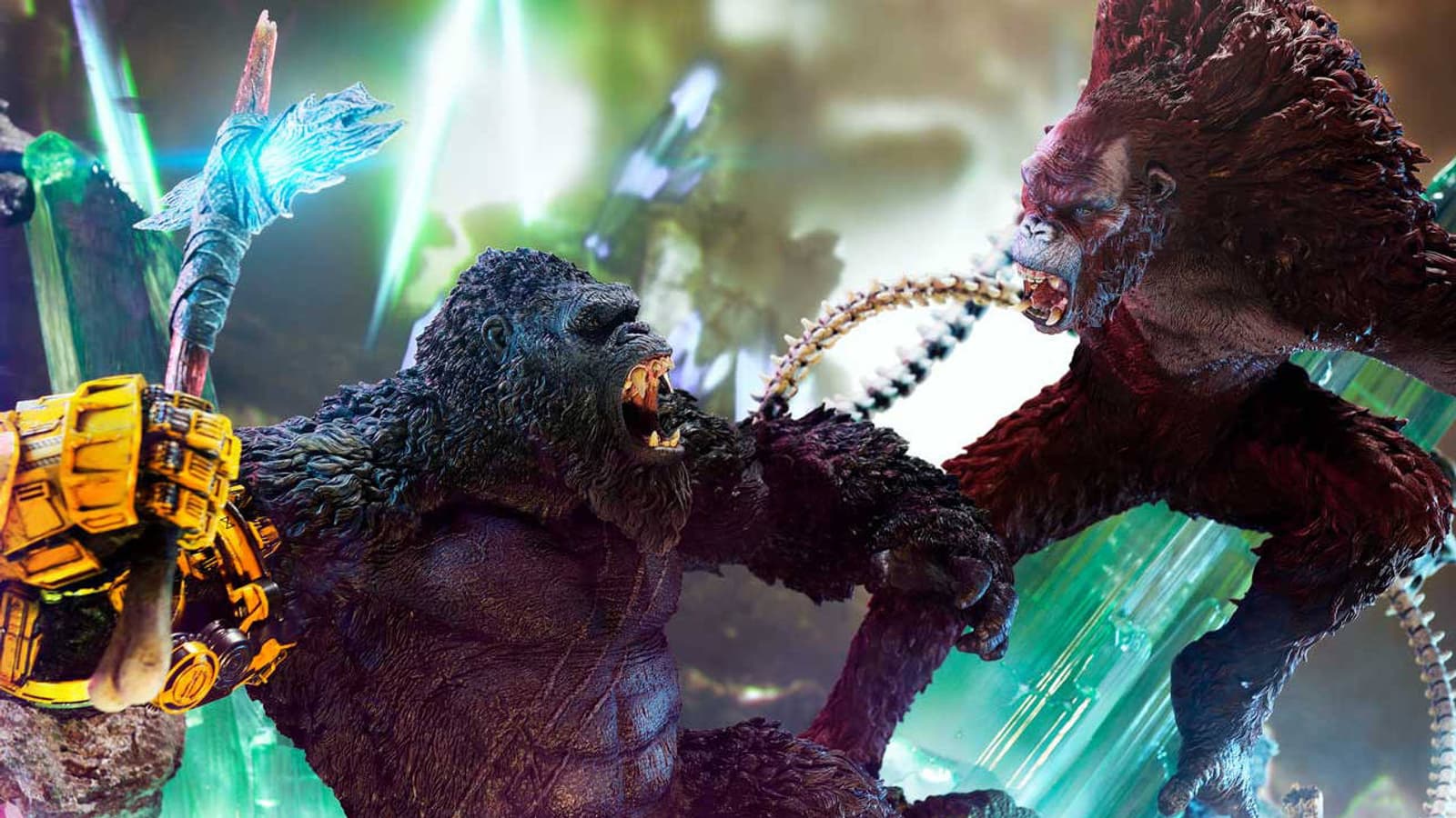 Prime 1 Studio открыла предзаказ на статую Конга и Короля Шрама из фильма «Годзилла и Конг: Новая Империя»