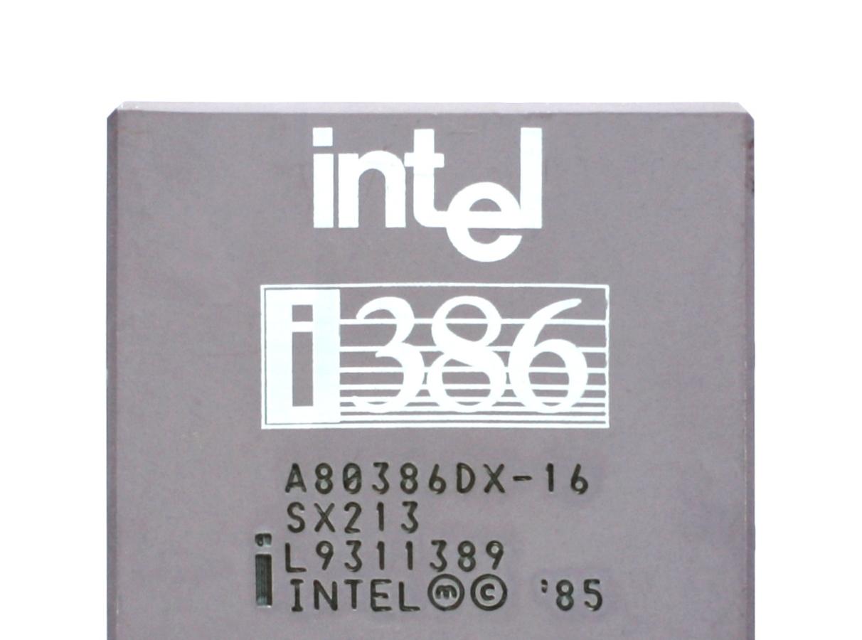 Культовому процессору Intel i386 стукнуло 40 лет