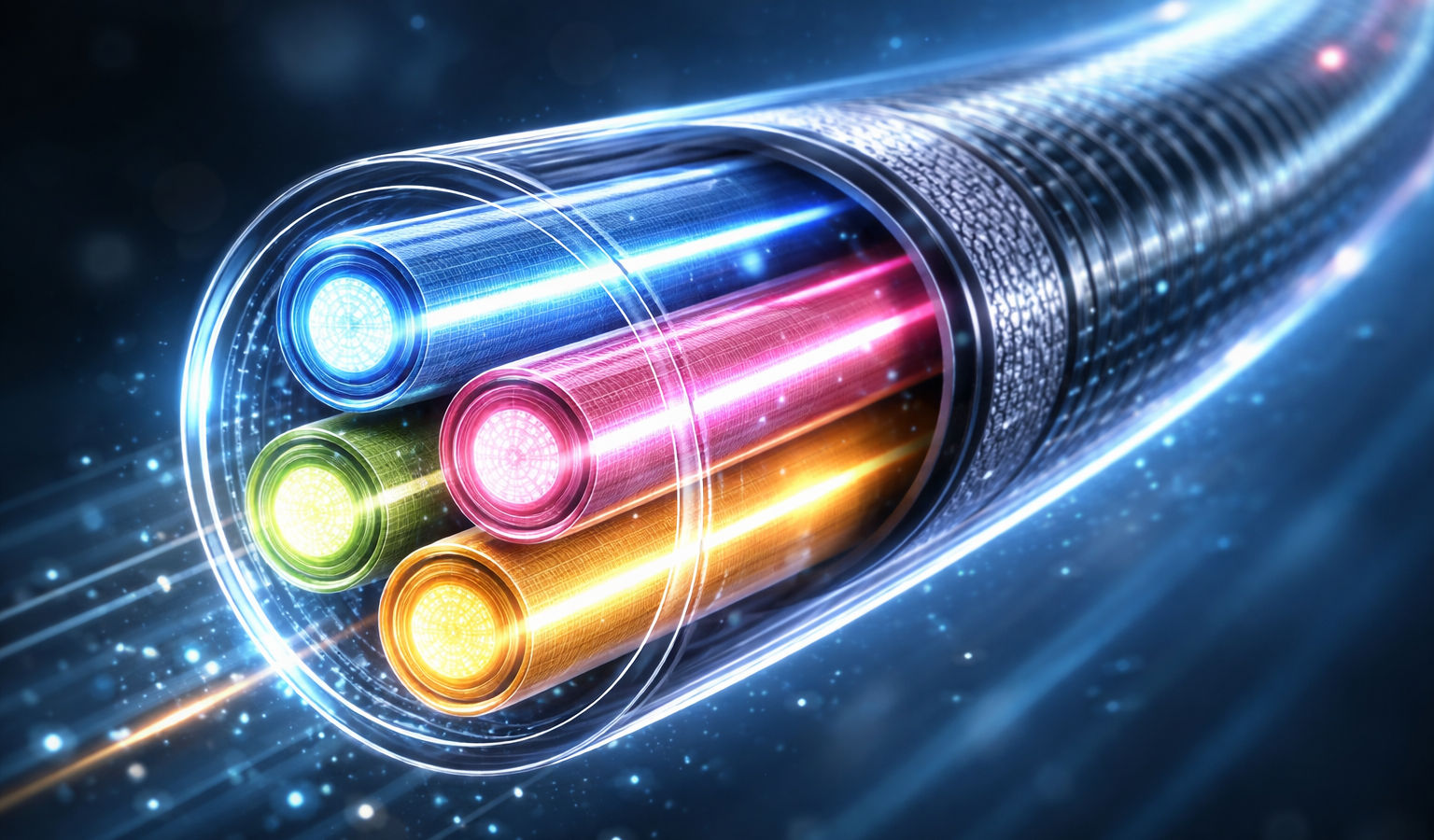 Японцы создали магистральное оптоволокно, которое передаёт в четыре раза больше данных без увеличения толщины
