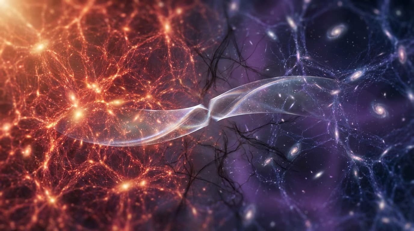 Новая модель связывает напряжение Хаббла и свойства тёмной энергии