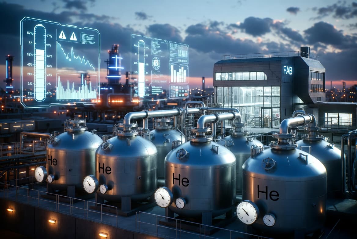 Южная Корея и Тайвань располагают достаточными запасами гелия как минимум на текущее полугодие