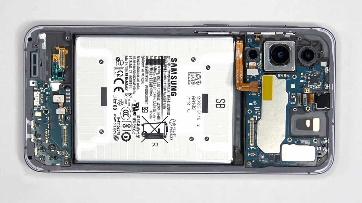 Samsung Galaxy A57 разобрали сразу после премьеры: 9 из 10 баллов за ремонтопригодность