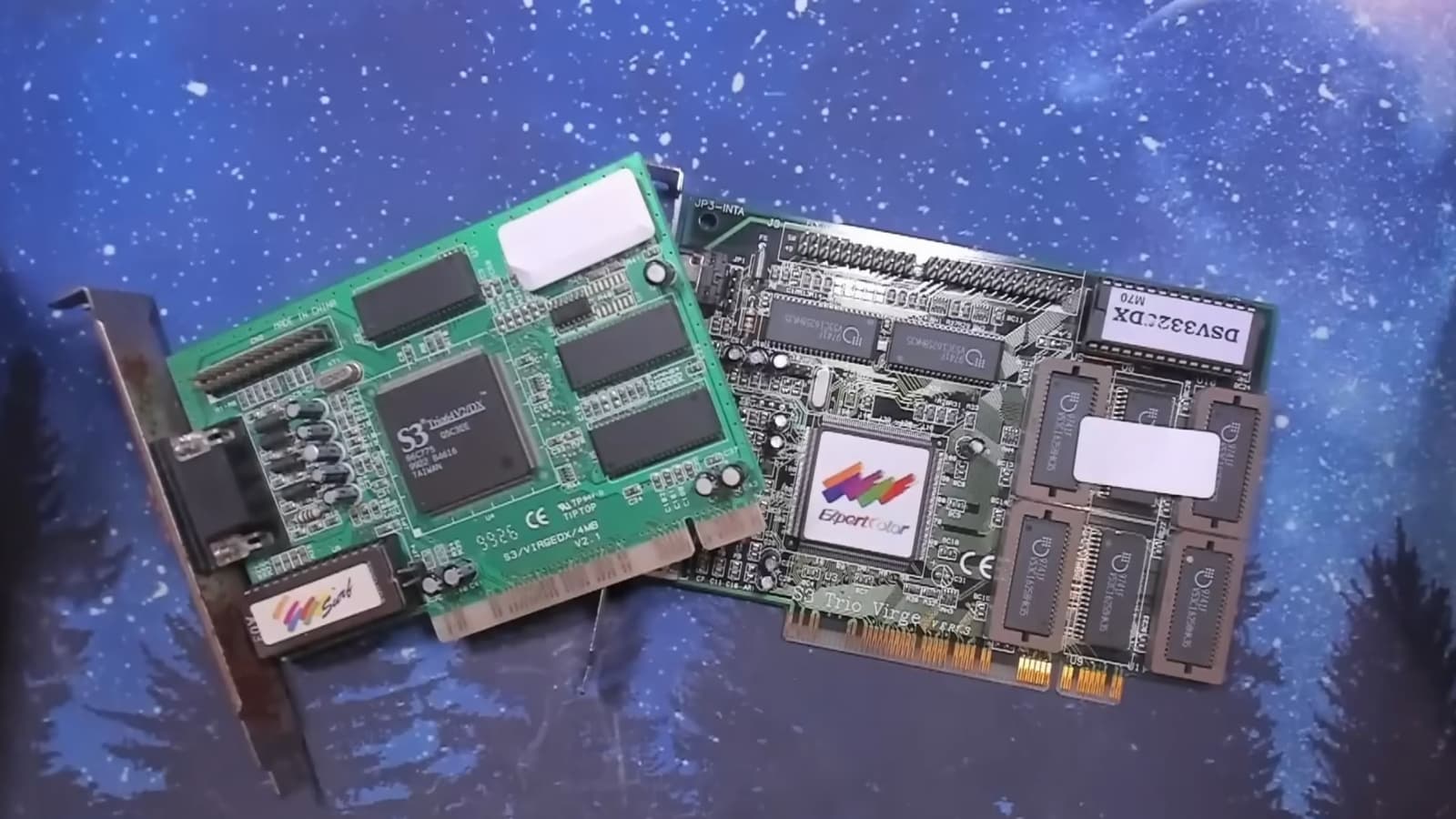 Энтузиаст взломал BIOS 30-летней видеокарты S3, чтобы та вместо тёмно-серого цвета выводила на экран чистый чёрный