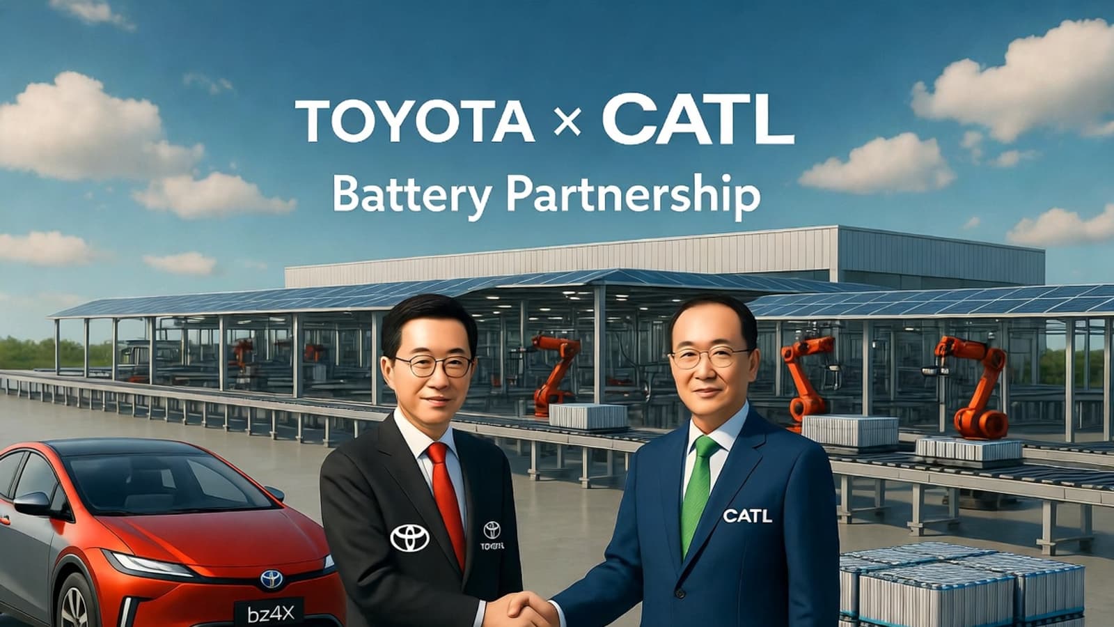 Toyota объединяет усилия с CATL для производства аккумуляторов