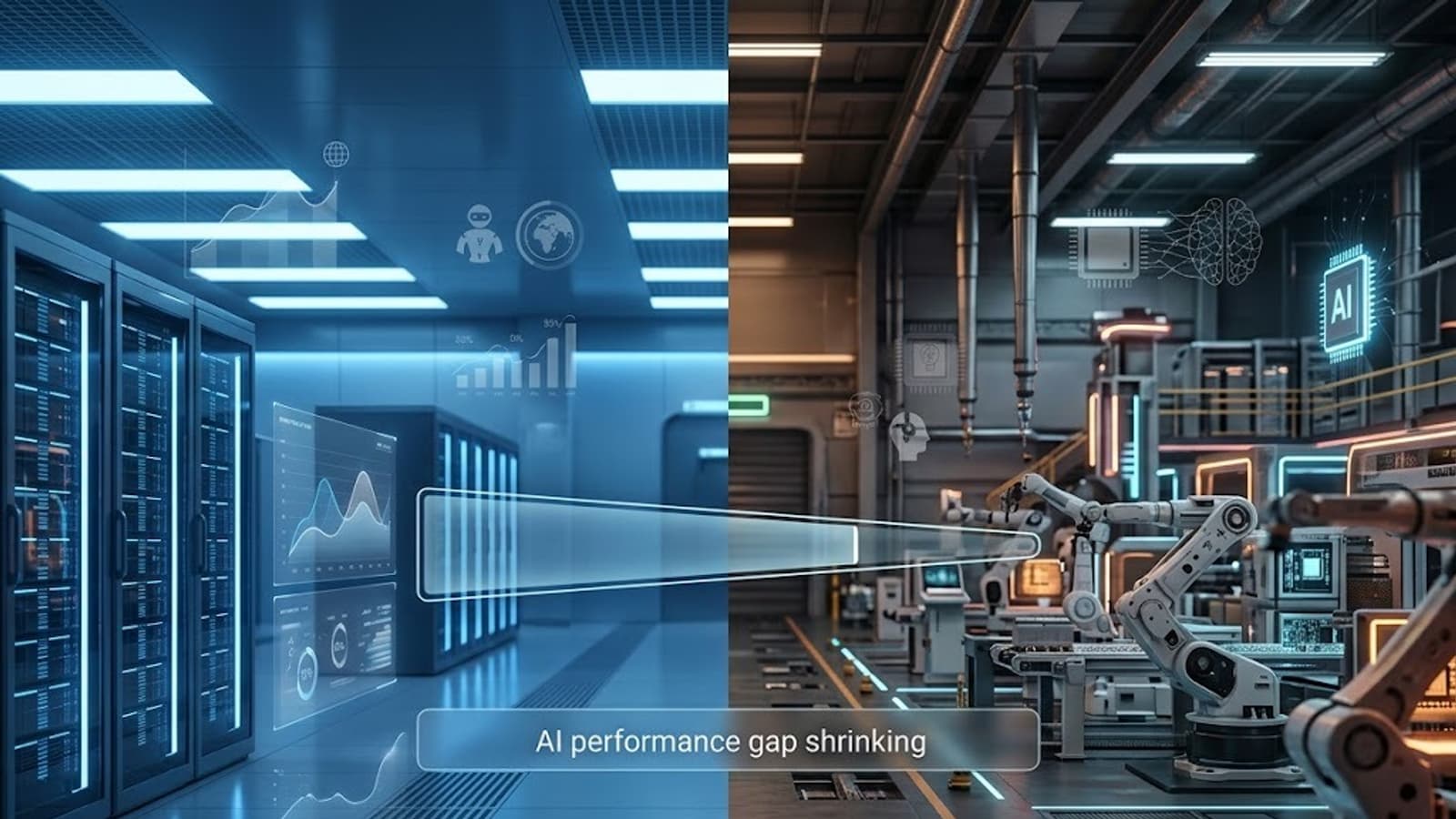 Почти паритет: разрыв между ИИ-моделями США и Китая сократился до 2,7% при 23-кратном разрыве в инвестициях