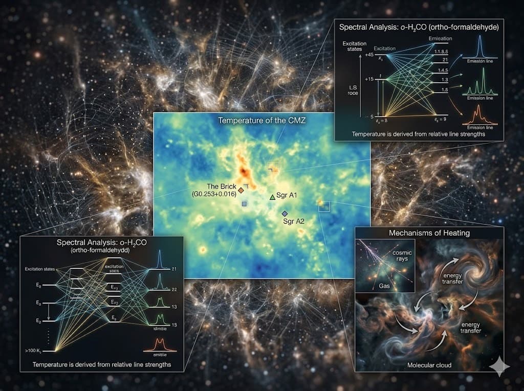 Радиоастрономы доказали, что температура газа в центре Млечного Пути значительно ниже, чем считалось