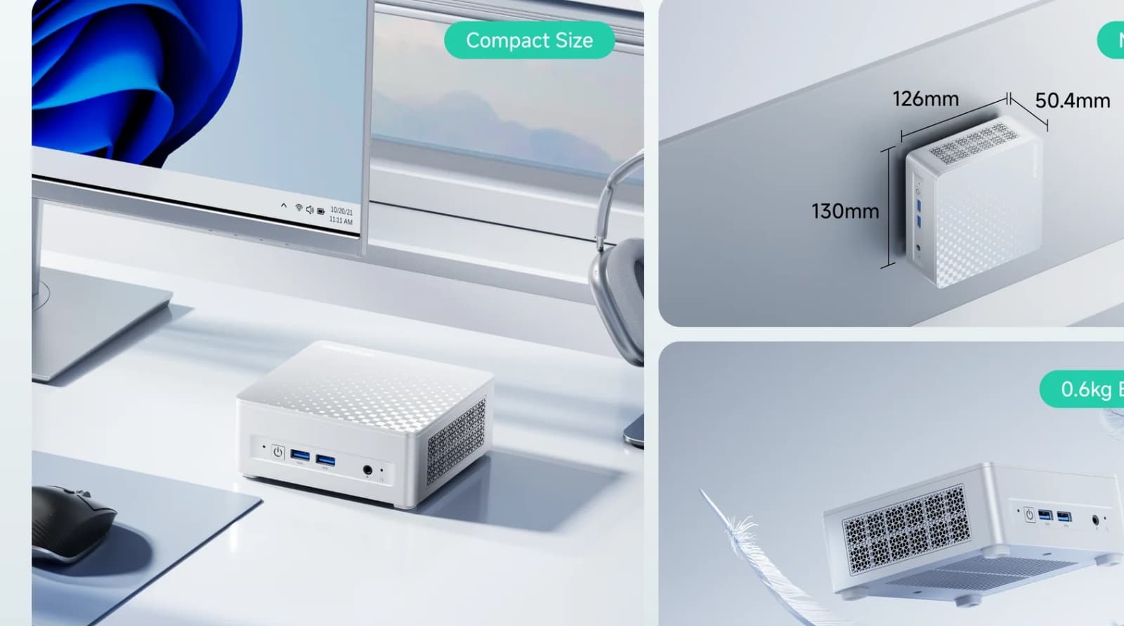 600 г, 800 мл, и всё это мини-ПК с ценой от 311 долларов за Barebone-комплект. Представлен Minisforum Elite M1 Lite