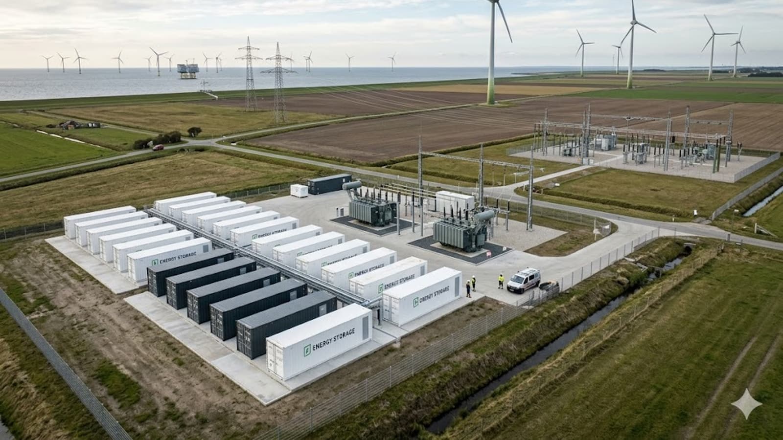 В Германии построят 250 МВт систему накопления энергии для поддержки ветровой генерации — подключение к сети запланировано на 2028 год