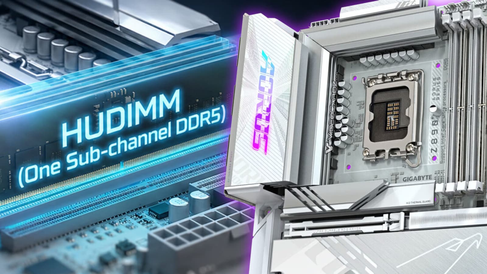 Gigabyte уже добавила своим системным платам поддержку новой урезанной памяти HUDIMM
