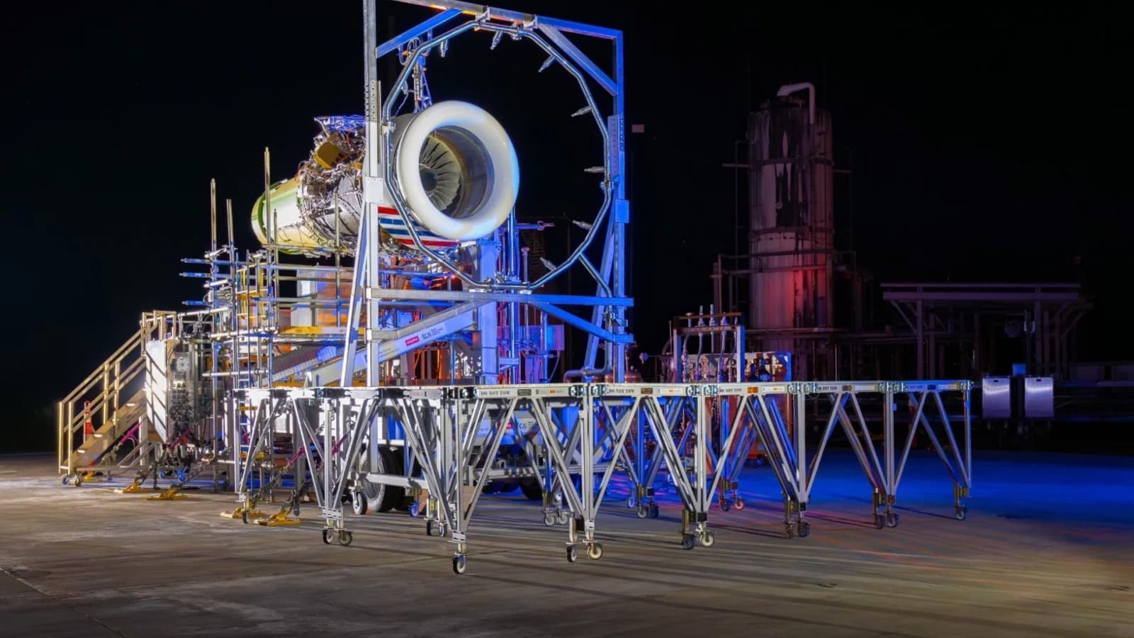 Современный реактивный двигатель впервые запустили на 100% водороде на полной мощности