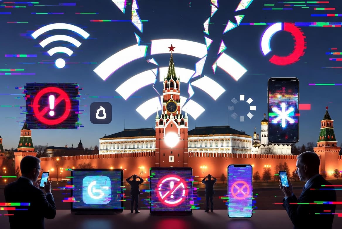 В Кремле ощутили на себе перебои со связью и интернетом