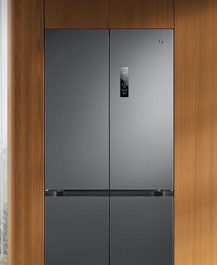 Огромный четырехдверный холодильник за 510 долларов: Xiaomi Mijia Refrigerator Pro Dual System Cross 606L вышел в Китае
